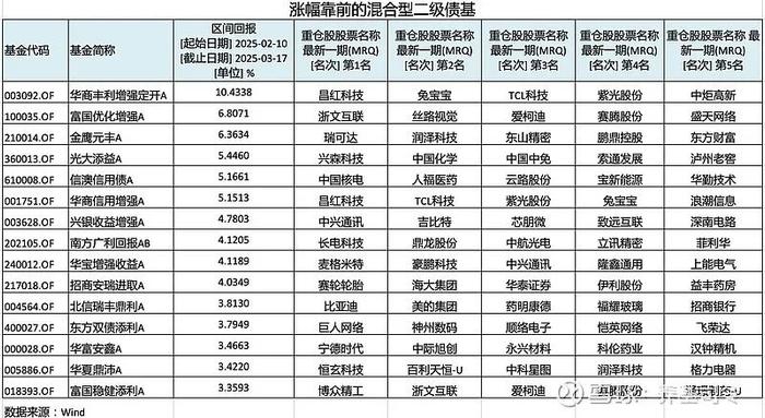 聚焦基金一季报 | 9只债券基金披露2025年一季报 可转债基金表现突出