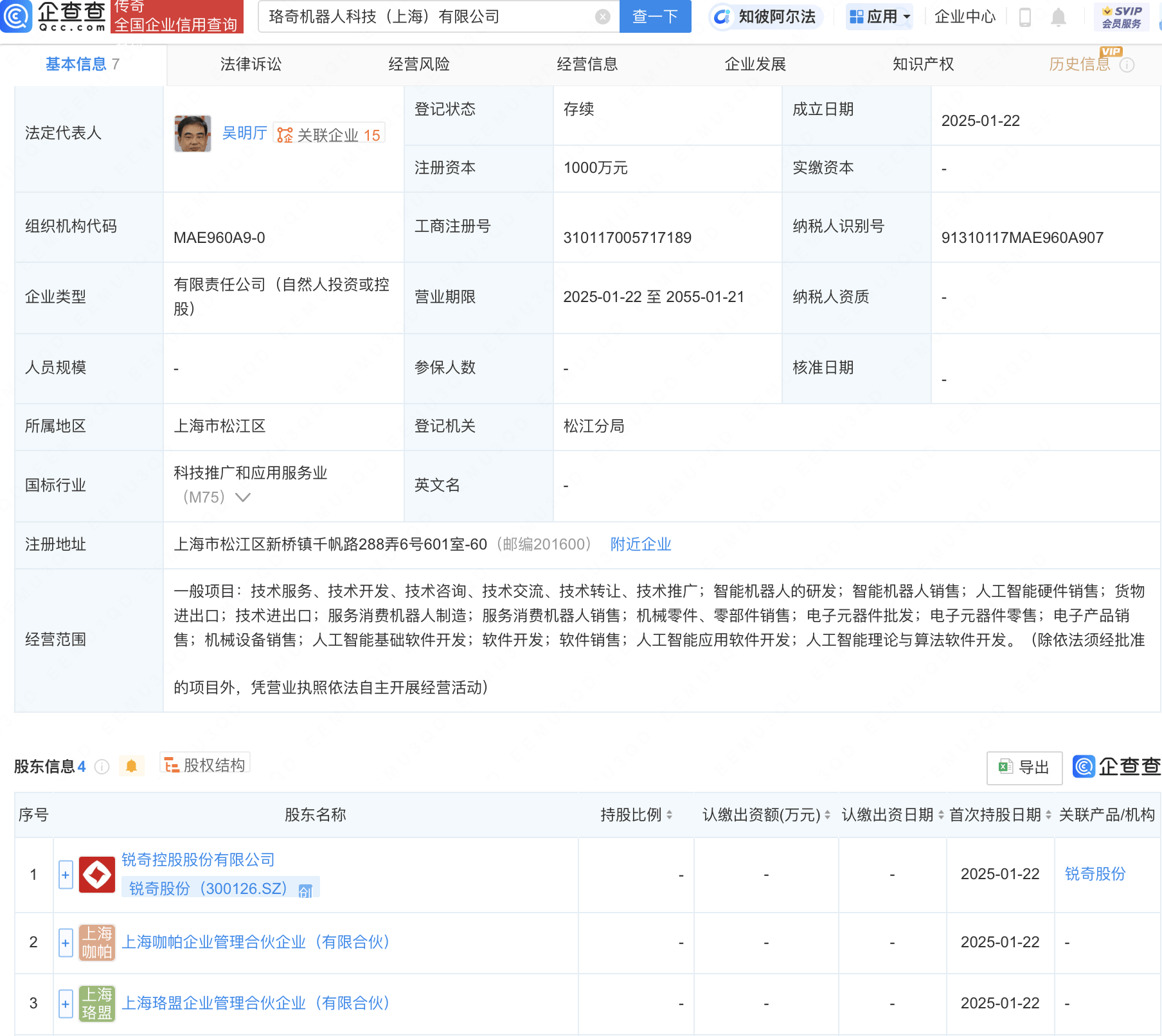 [快讯]锐奇股份2024年营业收入4.37亿元 泰国锐奇已逐步投产