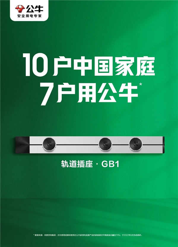 公牛集团获得实用新型专利授权：“轨道插座及其适配器”