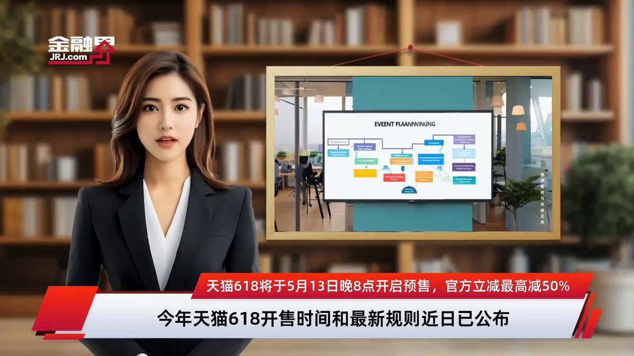 可领大额消费券，天猫618今晚8点开启预售