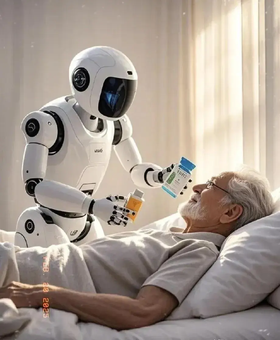 养老院里来了机器人助理