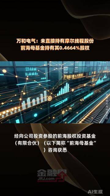 露笑科技：公司不持有摩尔线程股权