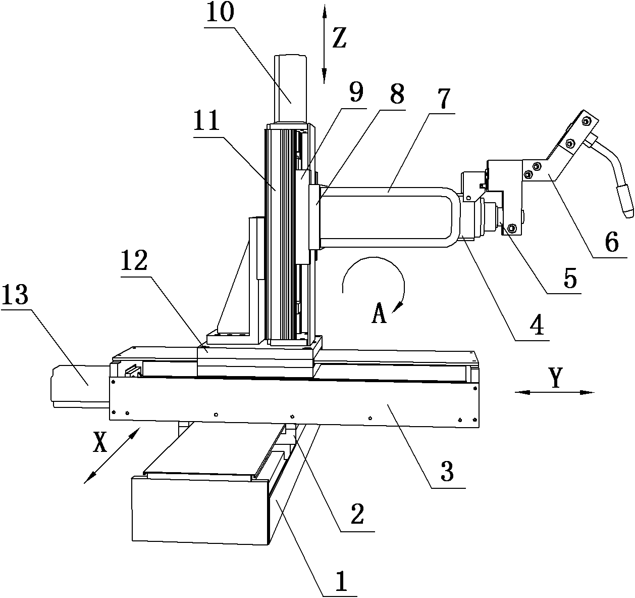 永创智能获得实用新型专利授权：“一种机械臂结构”