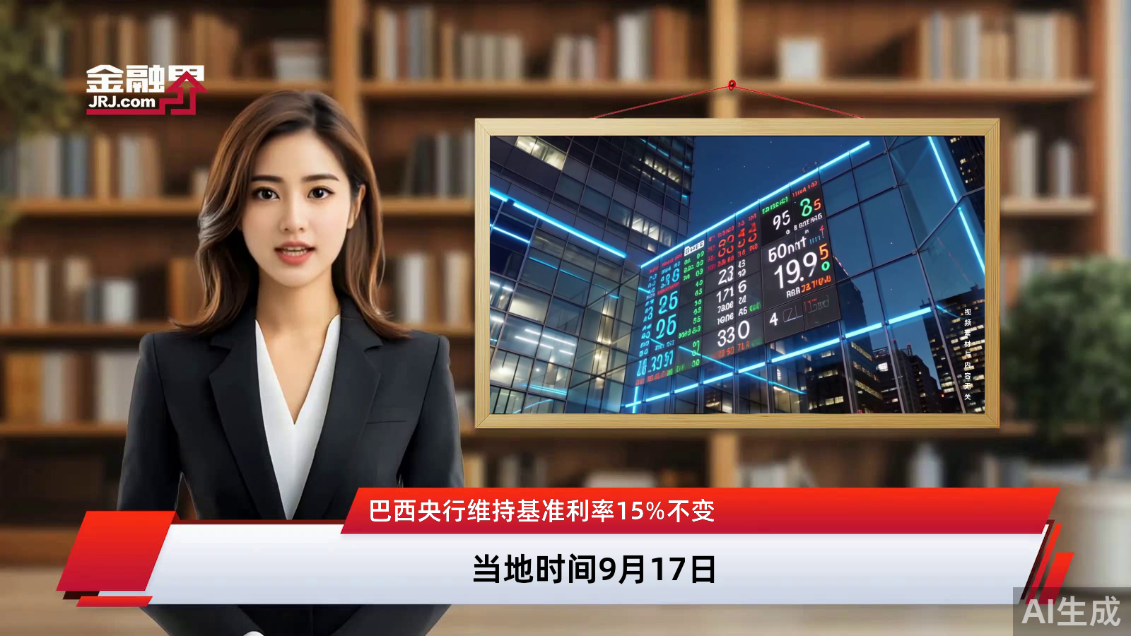 巴西基准利率(Selic)维持15%水平不变