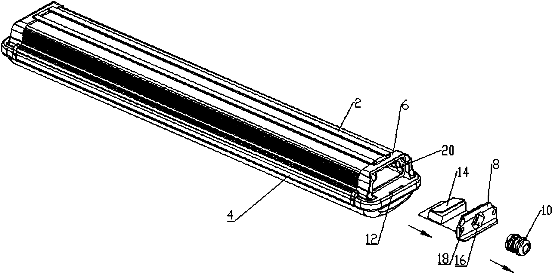美新科技获得外观设计专利授权：“通道灯（LUX-400）”