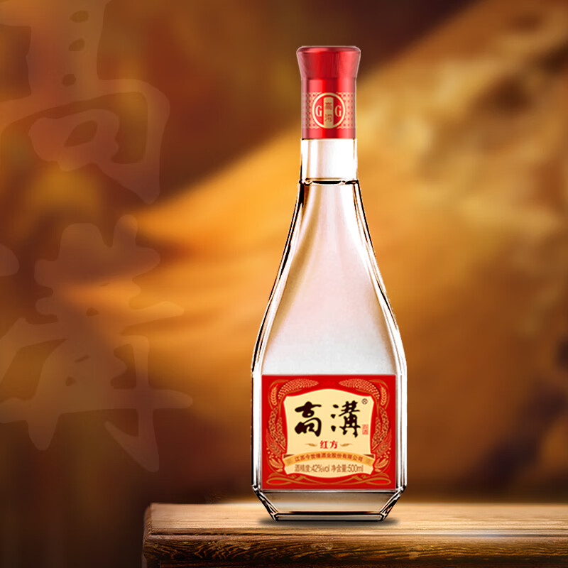 今世缘获得外观设计专利授权:“酒瓶(高沟-红方)”