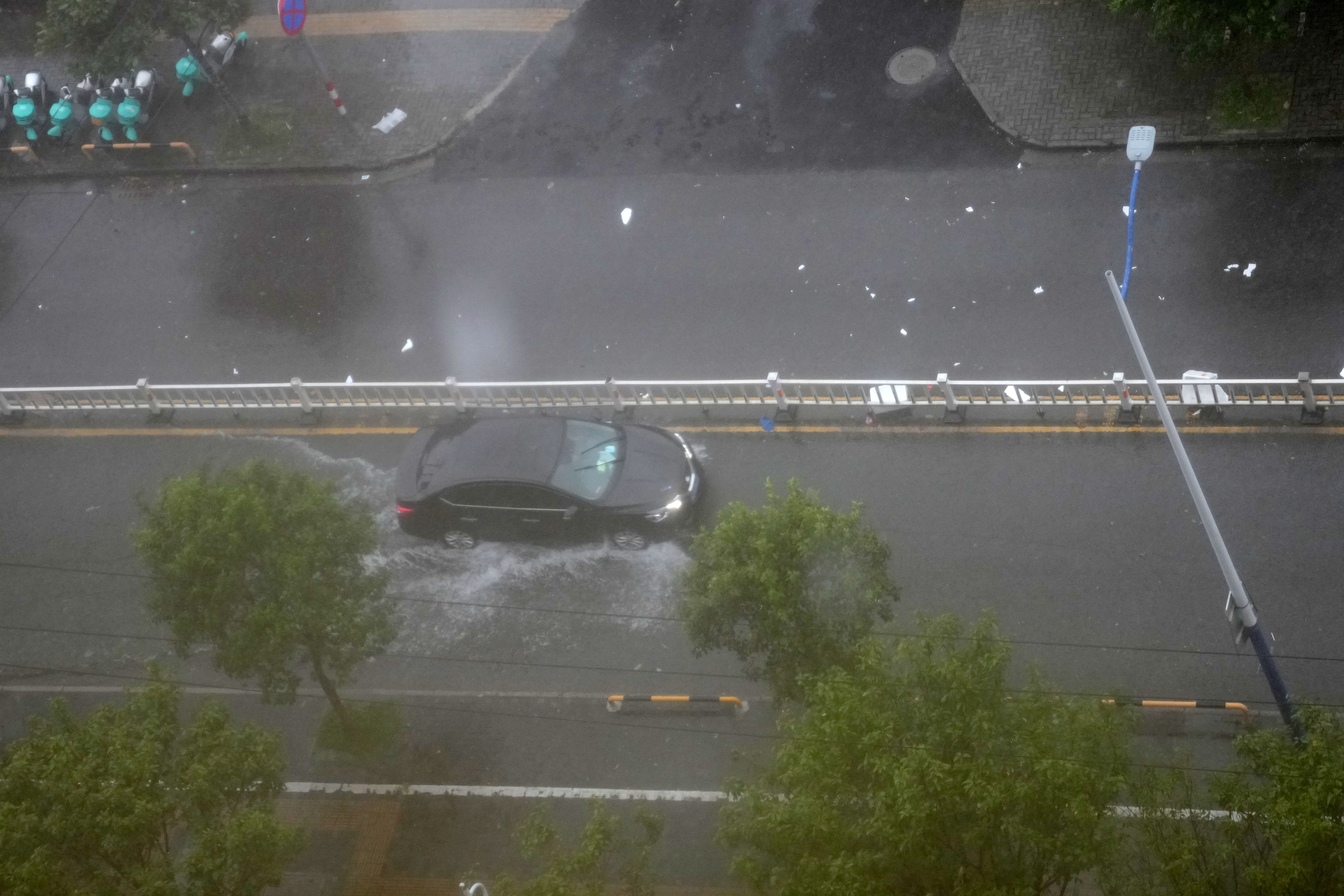 台风“沙德尔”在浙江省台州玉环市登陆